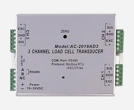 AC-2019AD3 3 independent channel Load Cell Transducer